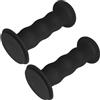 cyclingcolors Manopole impugnature Bici 85mm Manubrio 19mm MTB Vintage Bambino Antiscivolo Bicicletta, Nero
