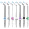 JUGNAW Confezione da 7 punte di ricambio per Waterpik Flosser Placca Seeker Testine per rimuovere le setole compatibili con Waterpik e altri irrigatori orali per la pulizia di protesi dentali corone e ponti