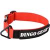 DINGO GEAR WWW.DINGOGEAR.COM 1977 DINGO GEAR - Collare per cani Cobra con fibbia di sicurezza professionale ed etichetta attaccata con chiusura in velcro, collare affidabile per addestramento alla difesa, attività speciali,