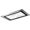 Elica, cappa da cucina Hidden 90 cm Stainless Steel+ White Glass