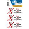Herma 5742 Etichette informative Keine Werbung Anzeigenbl, resistenti alle intemperie, 1 foglio