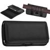 Flintronic Custodia Orizzontale con Clip, Porta Cellulare da Cintura, Portatelefono da Cinta, Fondina Porta Cellulare, Cell Phone Holster per iPhone 12 13 14 15 16 Pro Max Samsung Galaxy S23 S22 A54