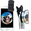 Peanutech Fisheye Lens Phone Camera Lens Kit grandangolare Macro (Argento)