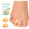 Promifun Correttore per dita dei piedi a martello per donne - Raddrizzatori per dita dei piedi in morbido gel - Riallineamento di dita dei piedi piegate,arricciate,bunion（6 Count,Medium, Beige）