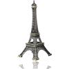 Cyrank Torre Eiffel - Statua in Metallo, Decorazione in Lega di Zinco, Statuetta da Collezione Replica Francese Per Tavolo (15CM)