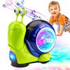 Pipihome Giocattolo per Bambini con Granchio strisciante, Giocattolo di Granchio Che Striscia per Bambini ha Musica e Luci a LED, Giocattoli Musicali per Gattonare per Bambini di 1 Anno (Verde)