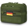 Jueachy Borsa tattica Molle Admin Bag Utility Tool Pouch Attacco EDC Grandi Tasche Molle Accessori Marsupio Uomo Tattica Militare Borsello per Campeggio Piccolo Strumento All'aperto