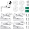 Vegena 4 Pezzi Supporto per Telecamere a Parete per Tp_link C225/C200/C210/C220/Tc70, Kasa Ec70/Kc410s, Staffa per Telecamera Esterna, Staffa Montaggio Telecamera Angolo Regolabile