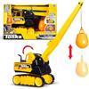 Basic Fun Tonka Palla da Demolizione in Acciaio, Struttura Resistente in Vero Acciaio, Giocattolo da Demolizione Giallo con Movimenti Realistici, Per Bambini e Bambine dai 3 Anni in su