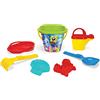 Wader 81642 81642 Sponge Bob Sand Set con Secchio, colino, annaffiatoio, Pala, rastrello e stampi per Sabbia, a Partire dai 12 Mesi, Ideale per Giardino, sabbiera, Spiaggia o Come Regalo per Giochi