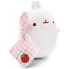 NICI peluche MOLANG con fazzoletto di comfort 20cm bianco - Simpatico peluchetto con imbottitura morbida per giochi e coccole, Doudou, perfetto come idea regalo per bambini e adulti - 49958