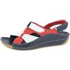 Andrea Conti Damen Sandalette, Sandali Donna, D Blu Bianco Peperoncino, 38 EU