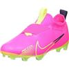 NIKE Zoom Vapor 15 Academy Fg/MG, Scarpe da Calcio, Pink Blast/Volt-Gridiron, 35.5 EU