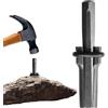Generic Separatore per pietre metalliche, strumento per rompere la pietra, cuneo di roccia di granito | Strumento di estrazione di ferro per spessori e cunei, scalpello per calcestruzzo, marmo, granito,