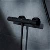 hansgrohe Ecostat Fine rubinetto doccia esterno con termostatico, 13324670, Ecostat Fine nero opaco [Rubinetteria Bagno > Rubinetteria Doccia]