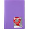Grafoplás Grafoplas I Cartella con buste in plastica I 40 buste trasparenti I Formato DIN A4 Lavanda I Serie Poliple Opaco I Made in Spagna I Coperchi Flessibili I Grande Capacità di Immagazzinaggio
