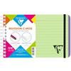 Clairefontaine 328014C Collection Linicolor Fresh Un Carnet de fiches de révision à Spirale Vert pomme - 15,2x10,2 cm - 100 Pages Lignées - Papier Blanc 170 g - Couverture Carte Lustrée
