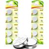 GutAlkaLi CR2450 - Batterie a bottone al litio CR2450, 10 pezzi, 3 V, al litio (CR2450-10)