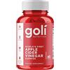 Goli Nutrition, Apple Cider Vinegar Gummies (Gomme all'Aceto di Sidro di Mele), 500 mg, 60 Gommine vegane, Senza Gelatina, Testato in Laboratorio, Senza Glutine, Vegetariane, Senza Soia, Senza OGM