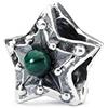Trollbeads TAGBE-00220 - Ciondolo, Ciondoli per Collane, Donna, Stella della Speranza, Argento 925, Cristalli, Verde