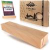 EKFJAELL portacartoline in legno 15x3,3x2 cm con fessura smussata in legno di faggio (set di 6), extra pesante e robusto - come porta foto, porta cartoline