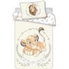 KILIDOO Copripiumino singolo per bambino Simba Il Re Leone 100 x 135 cm e federa 40 x 60 cm | lenzuola per materasso da 60x120 a 70x140 cm | Biancheria da letto 100% cotone