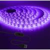 Tesfish Striscia LED UV, 5V USB 3M Striscia nera con interruttore SMD 2835 395nm-405nm IP65 impermeabile totale 180 LEDs Nastri per bar, feste di Halloween, club, decorazioni