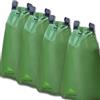 TerCasa 998114 - Set di sacchi per l'irrigazione per alberi da 75 litri, con 4 sacchi d'acqua in PVC resistente, sacchetto per irrigazione delicata oltre 11 ore, sacchi per alberi con cerniera e