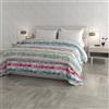 Italian Bed Linen FASHION Trapunta invernale stampata, made in Italy, Love Lines, Matrimoniale 260x260cm