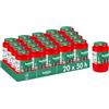Bolsius - candela cimiteriale - rosso - 20 pz - durata di combustione 2 giorni - candela da lutto e commemorativa - combustione pulita - senza olio di palma