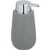 Wenko 23648100 Dispenser per sapone, Grigio, 9, 5 x 16 x 8 cm