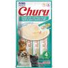 INABA CHURU CREMOSA PUREE PER GATTI al pollo e granchio 4x14G termine minimo di conservazione 22/11/2025
