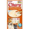 INABA CHURU CREMOSA PUREE PER GATTI al pollo e manzo 4x14G termine minimo di conservazione 18/10/2025