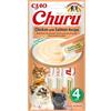 INABA CHURU CREMOSA PUREE PER GATTI al pollo e salmone 4x14G
