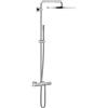 Grohe Sistema Doccia con Miscelatore Termostatico Rainshower System, Cromo, 27174001, 400 mm