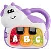 Chicco Piano Mucca, Baby Senses, Bilingue, Primo gioco parlante musicale, Facile da Afferrare, Con 3 Tasti per imparare la prime Note Musicali, Lettere e Parole in Italiano e Inglese, 6-36 mesi