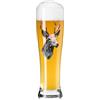 RITZENHOFF 3481013 - Bicchiere da birra a forma di cervo, 500 ml, con motivo animale, stampa digitale, multicolore, made in Germany
