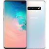 Samsung Galaxy S10+ Smartphone, 128GB, Display 6.4, Dual SIM, Bianco (Prism White) [Altra Versione Europea]