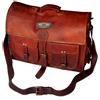 Fatto a mano Borsa a tracolla vintage in pelle 6 dimensioni per laptop computer messenger ...