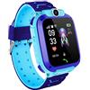 Loandicy Smartwatch per Bambini | Impermeabile 2 Vie Chiamata Vocale Chat Video Camera Orologi Intelligenti per Bambini | Orologio per Telefono Cellulare Touch Screen HD con Localizzatore GPS