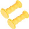 cyclingcolors Manopole impugnature Bici 85mm Manubrio 19mm MTB Vintage Bambino Antiscivolo Bicicletta, Giallo