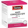 Swisse Maxi Coenzima Q10 200 mg, Integratore con Vitamine B1, B12 e Coenzima Q10, 30 Capsule molli