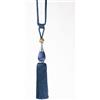 Chic Home ROBERTO Corda decorativa con nappa, 96 cm, granato