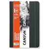 CANSON Graduate Book, Blocco per schizzi, grana morbida, 120 g/mq, copertina rigida, 14 x 21,6 cm, bianco, 60 fogli