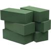 cyclingcolors 6x Gommapiuma per composizioni floreali fiori secchi fresche schiuma spugna creazioni piccole rettangolare Verde, 23x10,5x7cm