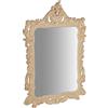 Biscottini - Specchiera da Parete in Legno Finitura Grezza L70xPR8xH106 - Specchio parete con Cornice Vintage - Made in Italy
