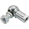 cyclingcolors Giunto Angolare Sferico Acciaio zincato DIN 71802 Fissaggio Universale Lunghezza 35mm M10 a Destra M10 a Sinistra Guarnizione Bombola del Gas Cuscinetto