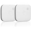 Smartwares Confezione da 2 rivelatori di fumo interconnettibili Smartwares - Accoppiamento fino a 24 rivelatori - Batteria da 5 anni - Indicatore luminoso - Pulsante di test e silenzio - FSM-11652