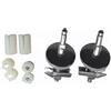Ideal Standard - Multi Suites, Set di cerniere per sedile copriwater a chiusura rallentata serie Tesi in acciaio inox, EW00567, Cromato