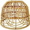 perfk Paralume in rattan Lampada a sospensione fatta a mano Paralume Paralume a sospensione per cucina, Marrone